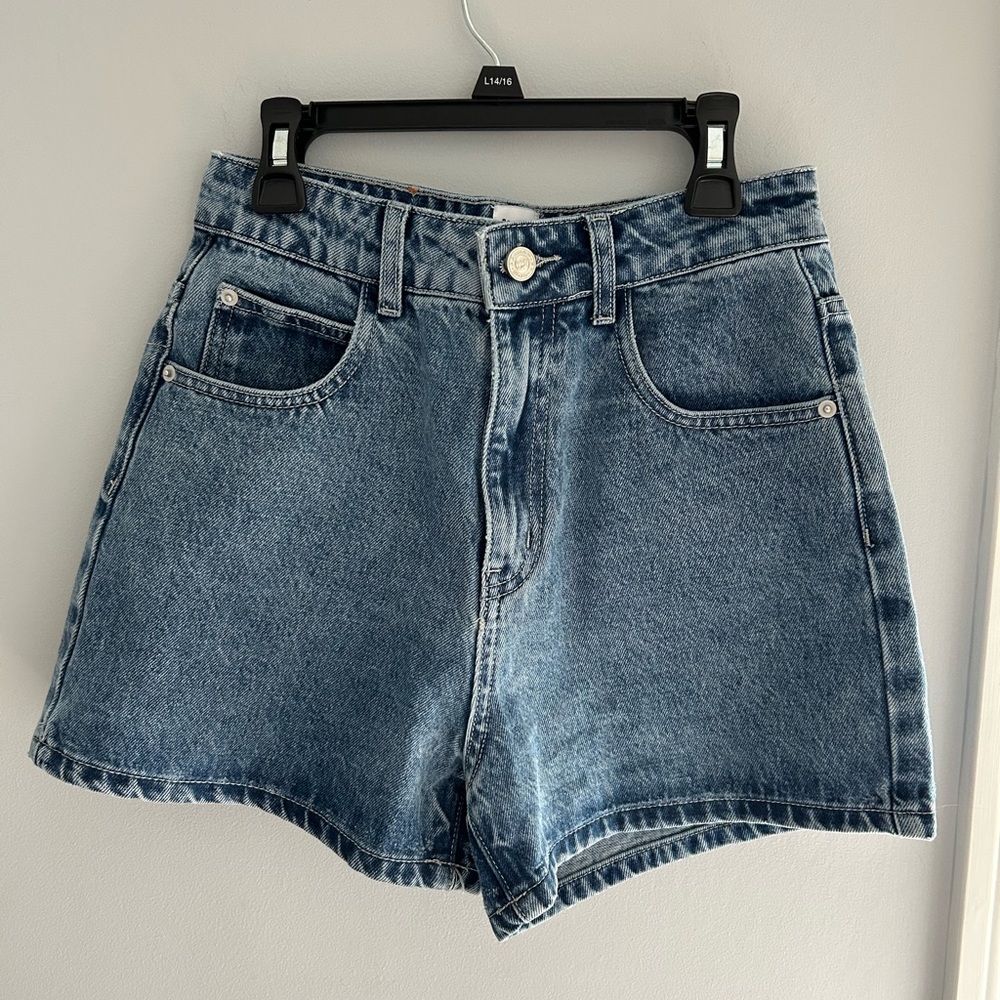 Vintage Style Princess Polly High Waist Jean Shorts size 4
